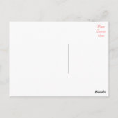 ありがとうビーグル子犬グリーティングポストカード ポストカード (裏面)