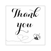 ありがとうビー ラバースタンプ (インプリント)