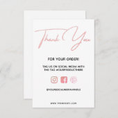 ありがとうピンクカスタムのメディア挿入 (正面/裏面)