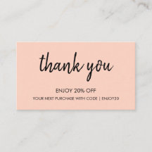 ありがとうピンク |ミニマルモダンリスト手書き