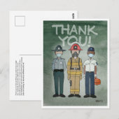 ありがとうファーストレスポンダー ポストカード (正面/裏面)