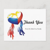 ありがとうフィリピンパロカスタマイズーポストカード ポストカード (正面)