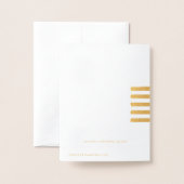 ありがとうフォイルカード 箔カード (裏面封筒付き)