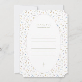 ありがとうフラット – ストーリーブックピンク サンキューカード