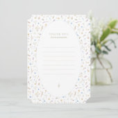 ありがとうフラット – ストーリーブックブルー サンキューカード (スタンド正面)