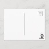 ありがとうフローラピンクバルーン金ゴールドスパーク ポストカード (裏面)