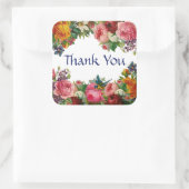 ありがとうフローラブルゴーニュバラシール スクエアシール (バッグ)
