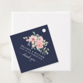 ありがとうフローラ水彩海軍結婚の フェイバータグ (インサイチュ)