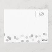 ありがとうブライドメイドシルバーフォイルグリッターライト ポストカード (裏面)