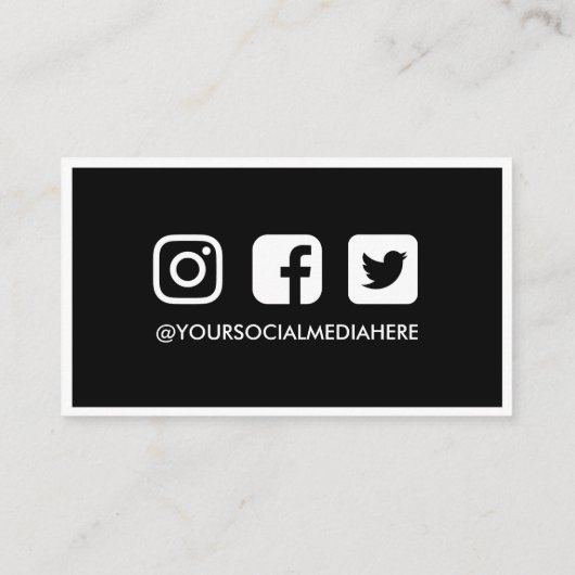 ありがとうブルーネオンインスタグラム割引 名刺 (裏面)