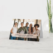 ありがとうプロフェッショナル会社フォトピンクのプラーク サンキューカード (正面)