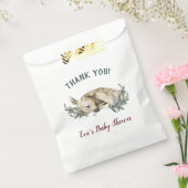 ありがとうベビーその寒い外の冬の赤ちゃんシャワー フェイバーバッグ (封をした状態)