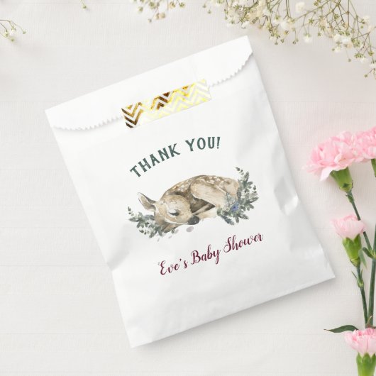 ありがとうベビーその寒い外の冬の赤ちゃんシャワー フェイバーバッグ (封をした状態)