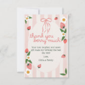 ありがとうベリーマッチ スターベリー バースデーカード サンキューカード (正面)