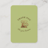 ありがとうベーカリースタンドミキサーエンクロージャカード エンクロージャーカード (裏面)