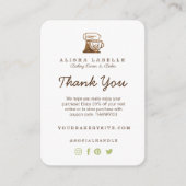 ありがとうベーカリースタンドミキサーエンクロージャカード エンクロージャーカード (正面)