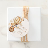 ありがとうベージュホットエアバルーンテディベア フェイバータグ (インサイチュ)