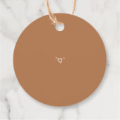 ありがとうベージュホットエアバルーンテディベア フェイバータグ (裏面)