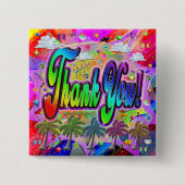 ありがとうボタ表現ン 缶バッジ (正面)