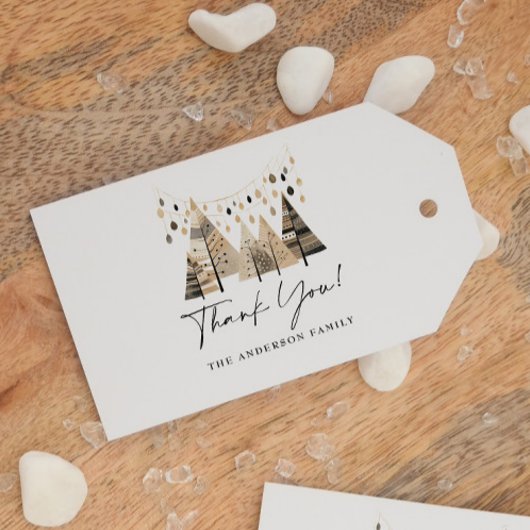 ありがとうボホクリスマス ギフトタグ