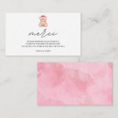 ありがとうボンジュールベフランスのビーシャワーEnclosur エンクロージャーカード (正面/裏面)