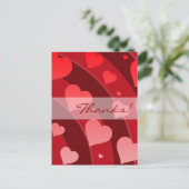 ありがとうポストカード虹のハート ポストカード (スタンド正面)