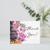 ありがとうポストカード魅惑的な花 ポストカード (スタンド正面)