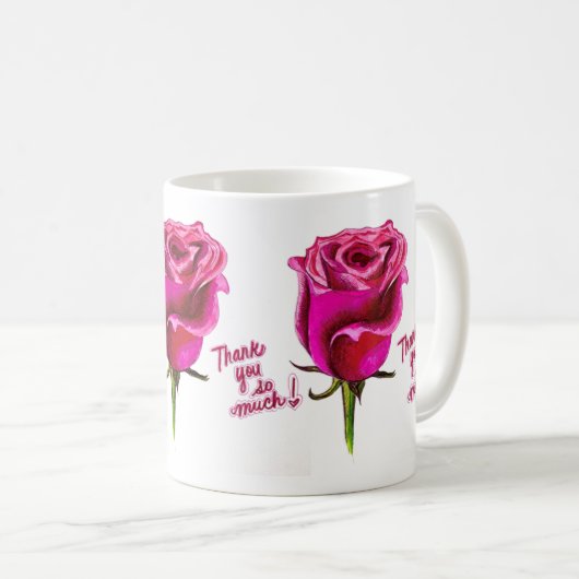 ありがとうマグ コーヒーマグカップ (正面右)