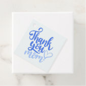 ありがとうママとハートブルーギフトラベル フェイバータグ (インサイチュ)