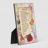 ありがとうママのプラーク フォトプラーク (側面)