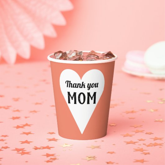 ありがとうママのメッセージ 紙コップ (インサイチュ)