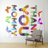 ありがとうママカラフル タペストリー (インサイチュ(横))