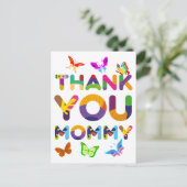 ありがとうママカラフル ポストカード (スタンド正面)