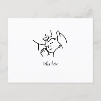 ありがとうママパーソナライズされたカード ポストカード