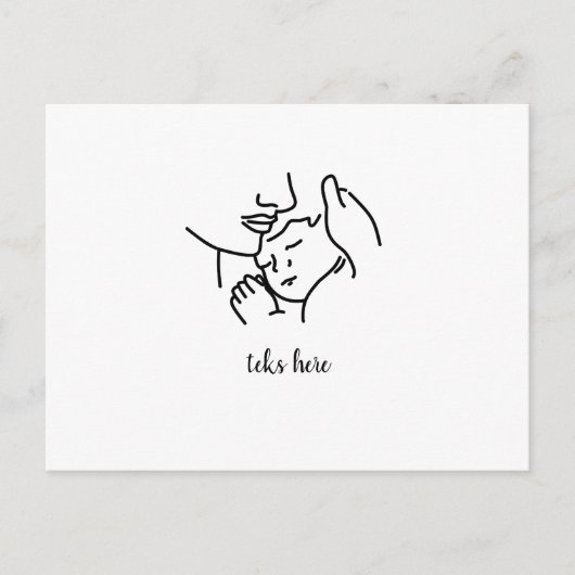 ありがとうママパーソナライズされたカード ポストカード (正面)