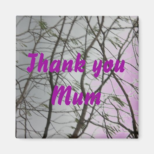 ありがとうママ マグネット (正面)