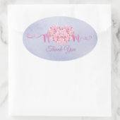 ありがとうママ 楕円形シール (バッグ)