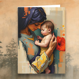 ありがとうママ | 母と子 | 母の日 カード