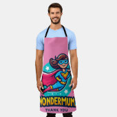 ありがとうママ!T-シャツ エプロン (着用した状態)