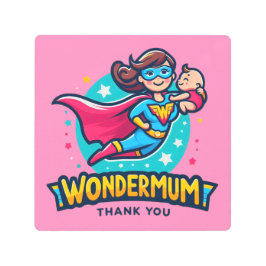 ありがとうママ！T-シャツ メタルプリント