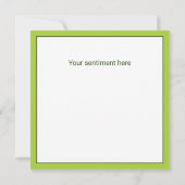 ありがとうミントフローラピンアップルと象 ノートカード (裏面)