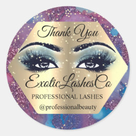 ありがとうメイクアップアーティストアイズブルーバラ ラウンドシール