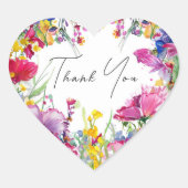 ❤️ありがとう🌻💗🌹メドウ開花コレクション ハートシール (正面)