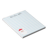 ありがとうメモ、ショッピングリストchristmas santa ノートパッド (アングル)