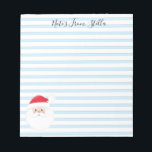 ありがとうメモ、ショッピングリストchristmas santa ノートパッド<br><div class="desc">リンゴの限り芸術品を気取ったの設計</div>