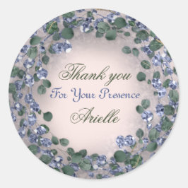 ありがとうユーカリ誕生日ラスティックミントパウダー ラウンドシール