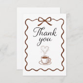 ありがとうラテ! ノートカード (正面/裏面)