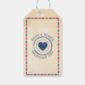 ありがとうラベルはがきメッセージカード結婚ズ旅行 ギフトタグ (裏面)