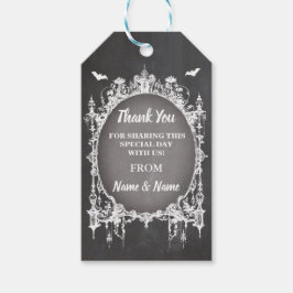 ありがとうラベルゴシックメッセージカード結婚ズ ギフトタグ