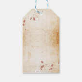 ありがとうラベルゴシックメッセージカード結婚ズ ギフトタグ (裏面)